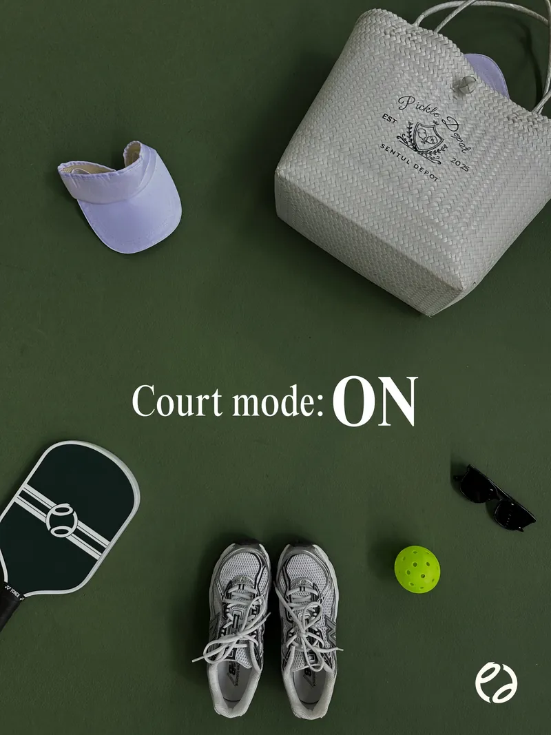 Court mode on flat lay
