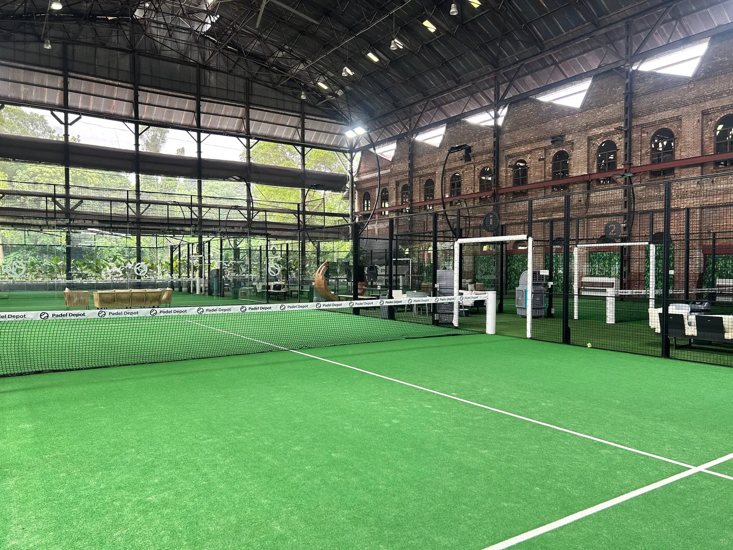 Padel court at PickleDepot
